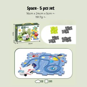 CTD Puzzle Car Track Rail Vehicle Airplane Movable Track Early Learning mainan kereta trek 儿童早教益智拼图汽车轨道玩具