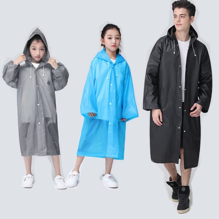 Fashion EVA Children Adult Raincoat Kid Adult Thickened