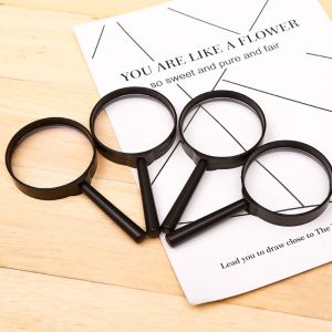 FPXR8 Plastic Transparent Exquisite Useful Educational Checking Maps Inspecting Jewelry Reading Glass Lens Magnifying Loupe For Reading Books Newspaper Magnifier