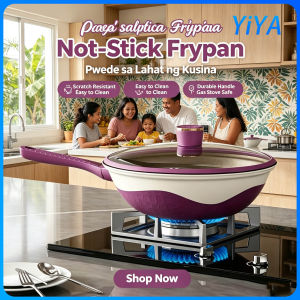 Two-color titanium non-stick pan micro pressure frying pan cooking gas induction cooker universal