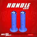 MOTORCYCLE HANDLE GRIP RUBBER WITH ALLOY BAR END B699-72 B798-78. 