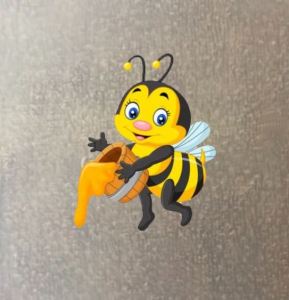 Logo Sticker CON ONG -BEE -Hình ủi ép nhiệt áo trực tiếp tại nhà rất đẹp-GIÁ KHUYẾN MÃI-IN LOGO THEO YÊU CẦU INBOX SHOP-MAJESTIC.CLO-Luck