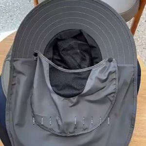 Fishing Hat Outdoor Men Sun Fisherman Hat Cap Sun Protection UV-proof Sun Hats Cover Face Full Face