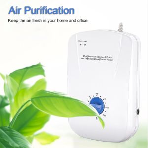 400mg/h Ozone Generator air purifier Machine UK Plug Remove Vegetable Fruit Pesticide Residue Air Purifier 多功能果蔬净化器 活氧机 臭氧机 瓜果蔬菜机 空气器
