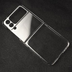 Z Flip 7/6/5/4/3 Clear Transparent Durable Ring Holder Phone Cover Casing ZFLIP3 ZFLIP4 ZFLIP5 ZFLIP6 ZFLIP7