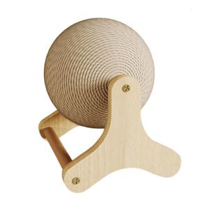 Cats Scratch Sphere with Stable Stand Toy Replacement Sphere Wear Resistant Furniture Protectors Sphere for Small Cats Play
