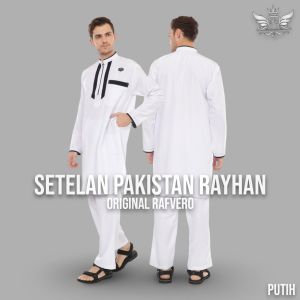 COD Setelan Pakistan Koko Kurta Muslim Pria Dewasa 4 in 1 ( Baju + Celana + Peci + Tasbih )