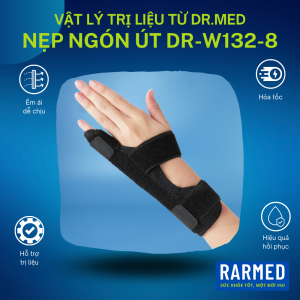 Đai nẹp ngón tay Út - Số 4 Dr.Med DR-W132-8 biến dạng bong gân trật xương - 2 Size