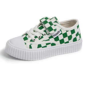 Sepatu Sneakers Anak Perempuan / Laki-Laki LS30524 Motif Kotak2 Fashion Import