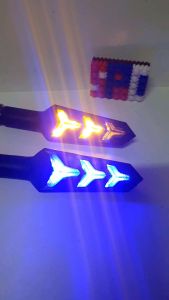 Lampu LED Sein DRL Panah 2 Warna Running Waterproof