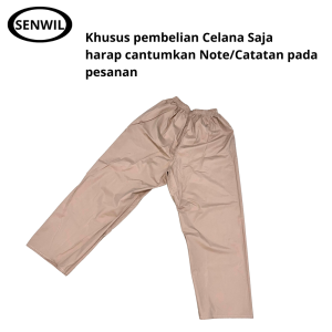 Jas Hujan Setelan Pria Wanita Dewasa Bahan Tebal Berkualitas PVC 025 Premium Brand Senwil