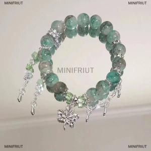 [COD] MINIFRIUT Fashion Chinese Style Butterfly Tassels Bracelet For Women Girls Versatile Sweet Beaded Bracelet Girlfriend Accessories Gifts
