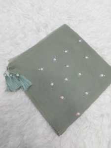 Hijab Segi Empat Bordir Tulip