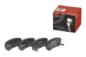 INOKOM i10 (2008 - 2014) FRONT (DEAPN) & REAR (BELAKANG) BREMBO BRAKE PAD 100% ORIGINAL AUTHENTIC PRODUCT (PRICE FOR 4 PCS)