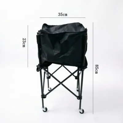 Foldable Tennis Ball Cart Portable Storage Trolley Cart Outdoor Stand Cart with Wheels Large Capacity Storage Basket for Pickleball Training Outdoor