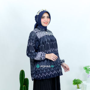 Bella Blouse Atasan Wanita Kekinian Blouse Motif Terbaru Bahan Ceruty Premium