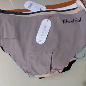 [che tên]sét 10 Quần lót Nữ Su Chất Su mềm Mịn Không Lộ viền đáy may có size