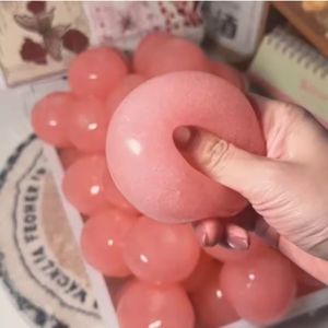 Fruit Squeeze Ball Moldable Coconut Oil Stress Ball Squishy Sensory Toy Anti-Stress Toy for Children Hand Exercise
