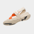 Giày Shondo Sandals quai hậu Nam Nữ Shondo F6 Sport Đế Be Phối Quai Cam F6S2580. 