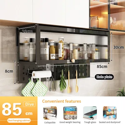 Kitchen Wall Cabinet With Pegboard Spice Rack Spice Cabinet Balcony Cabinet Wall Mounted Storage Cabinet Bathroom Locker