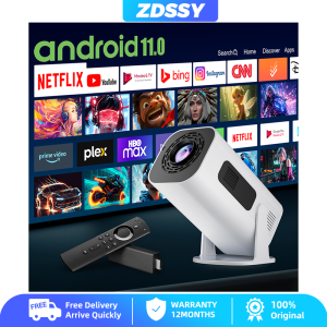 [180°Adjustable Stand] ZDSSY Full HD 1080P P330 Smart mirval Projector 4K 8K Android11 WiFi bluetooth5.2 Auto Keystone Home cinema Portable Ceiling Projetor for room Meeting Video Movie PK HY320