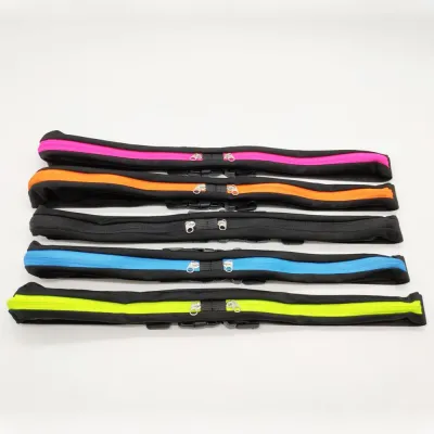 Tas Pinggang Olahraga Sport Running Belt Double Pocket 2 Slot Sabuk Olahraga Go Belt jogging lari