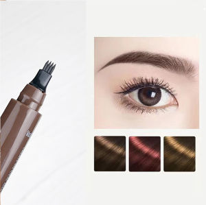 Four-pronged waterproof eyebrow pencil anti-sweat long-lasting waterproof eyebrow pencil that does not smudge anti-sweat eyebrow pencil 2024 New Eyebrow Pencil(Long-Lasting/Waterproof/Sweat-Proof/Non-Smudge)防水防汗不晕染四叉头眉笔