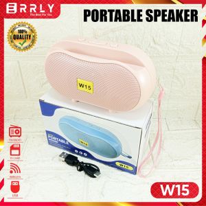 ERRLY W15 Speaker Bluetooth Portable Speker Wireless TWS 2 IN 1 Power Bass + Stand Phone