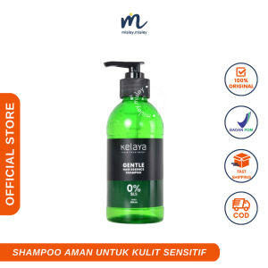 MISLEY - KELAYA Gentle Hair Essence Shampoo Non SLS 250ml - Shampo Anti Rontok/Shampo Penumbuh Rambut Cepat - Kelaya Shampoo Non SLS