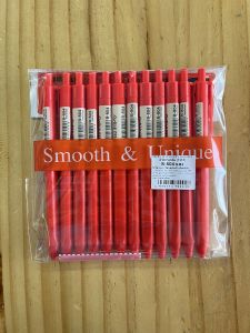 ปากกา ลูกลื่น Speed B-804 0.5 หมึกน้ำเงิน แท่งสามเหลี่ยมจับ ถนัดมือ แพ็ค (12ด้าม)