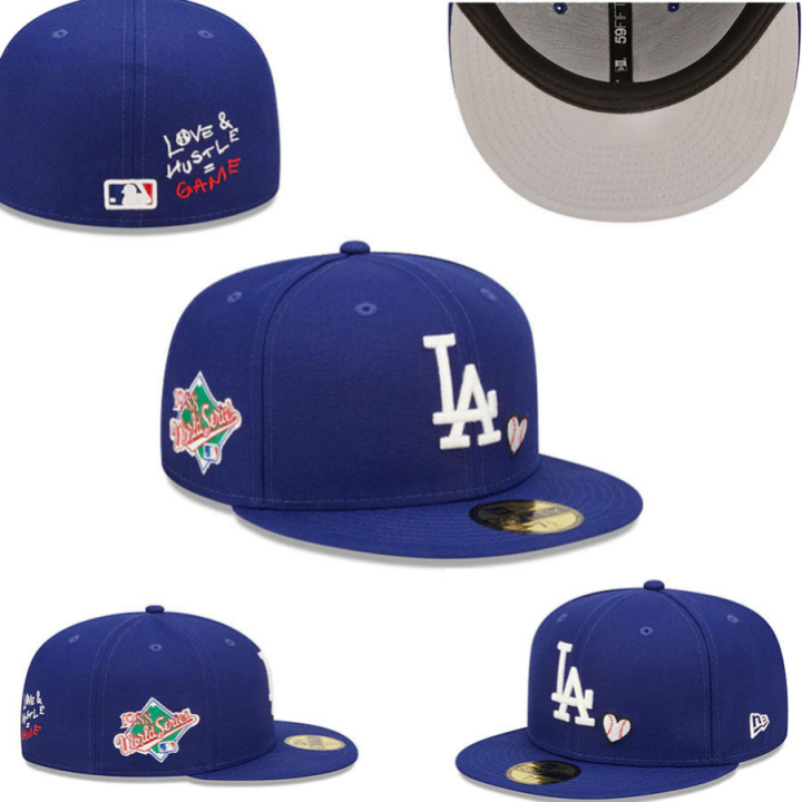 2023 Ready Stock High Quality New Era MLB Los Angeles Dodgers Fitted Hat Men Women 59FIFTY