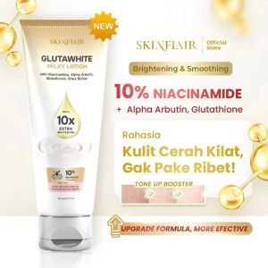 Skinflair Glutawhite Milky Lotion Body Lotion - Mencerahkan - 150ml - Ken Herbal