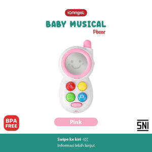 IQAngel Baby Musical Phone/Mainan Baby Anak Music Phone Toy / Handphone Bayi Menarik