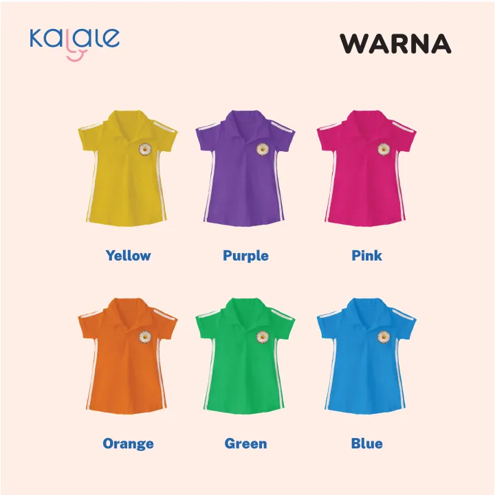 Kalale%20-%20Polo%20Dress%20Short%20Sleeved%20Dress%20Anak%20Perempuan%20Lengan%20Pendek%20Usia%201-3%20Tahun%20-%20Image%207