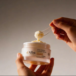 Kem dưỡng trắng da và cấp ẩm sâu Dalba White Truffle Vita Capsule Cream 55g (Bản nâng cấp)
