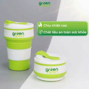 Ly gấp gọn 350ml |Hàng tặng kèm khi mua sữa ngũ cốc Green Nutri