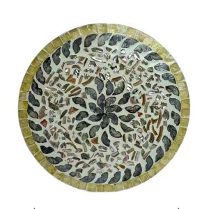 KAWAIIR Handmade Round Shell Placemat Nordic Creative Decorative Table Mat Gift Colorful  Plate Mat Dinner Decoration