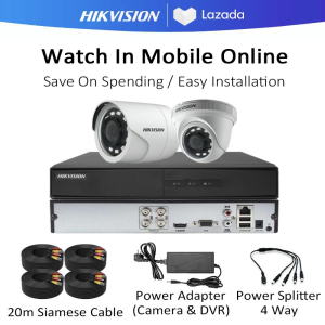Hikvision CCTV Kit CCTV Camera Package 1080P Full HD Cellphone Remote Monitoring IP67 Outdoor Waterproof Security Camera