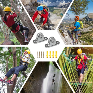 2 cái linh hoạt Cáp thép không gỉ ròng rọc thiết lập đáng tin cậy cáp ròng rọc thiết lập thích hợp cho dây thép dây thừng hoặc dây thừng khác