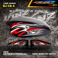 STIKER STRIPING MOTOR CB TERBARU / STRIPING CB BATIK  VARIASI / STICKER STRIPING CB NEW DESAIN. 