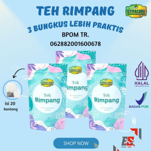 Paket 3 Pcs Teh Rimpang Syifacare - Teh Celup Ramuan Herbal Untuk Diet dan Melancarkan Haid Original BPOM