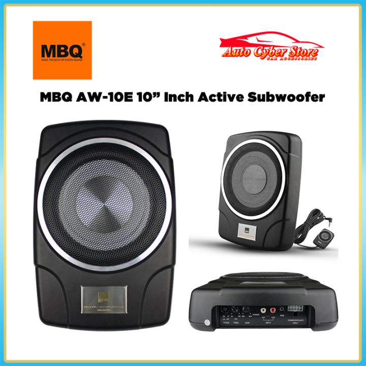 Coche Subwoofer activo audio 10inch Subwoofer de Mbq Aw-10e 10 '' dentro  del amplificador 240W máximo - China audio del coche, subwoofer