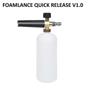 ALAT TABUNG BOTOL SEMPROTAN SEMPROT SABUN BUAT SALJU HIGH PRESSURE NOZZLE NOSEL SNOW FOAM SNOWFOAM LANCE FOAMLANCE CAR WASH SPRAYER DISPENSER JET CLEANER KOPLER QUICK RELEASE KONEKTOR 1/4 INCH 2.0 1 LITER 1L CUCI SALJU STEAM SETEAM SETIM STIM MOBIL MOTOR