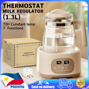 1.3L Electric Kettle Constant for Baby Temperature Milk Regulator 72H Hot Water Smart Keep Warm Pot Household Baby Bottle Sterilizer Milk Warmer Baby Kettle Kitchen Appliances Upgrade English Version