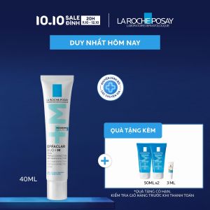 Kem dưỡng giảm mụn nhanh sau 8 giờ La Roche-Posay Effaclar Duo+ M 40ml