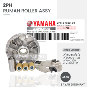 2PH RUMAH ROLLER ASSY MIO M3 / MIO Z / MIO S 125 / SOUL GT 125 / X-RIDE 125 / FINO 125 / RUMAH ROLLER MIO M3 / RUMAH ROLLER BOSH / ROLLER / KLEMAN / SLIDER / BOSH