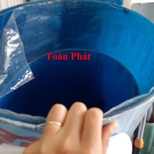 )Tấm nhựa poly đặc dẻo màu trong / màu xanh tấm nhựa lấy sáng tấm nhựa cứng lấy sáng nhà ( Khổ cao 1.52m x dày 1.8li