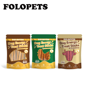 FOLOPETS Pet Snack Dog Energy Bar Chew Dental Sticks CleanTeeth Supplement Nutrients 100g