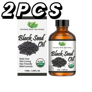 new Pure Black Seed Oil Essence Multipurpose Deep Nourishing Oil for Face Body Hair Scalp Soothing Hydrating Refreshing Skincare Oil hot