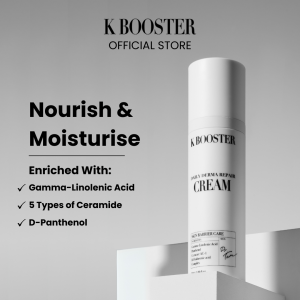 K Booster Daily Derma Repair Cream 50ml (With Gamma-Linolenic Acid 5 Types of Ceramide and D-Panthenol)